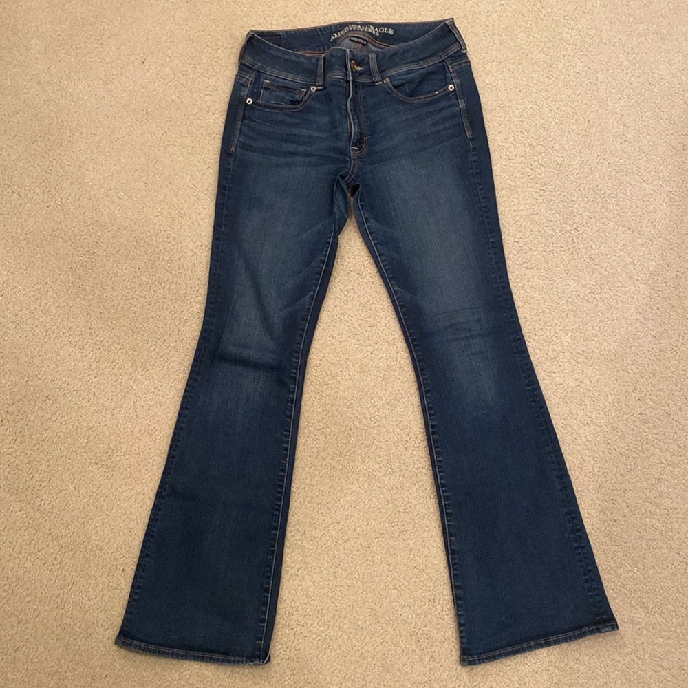 American Eagle, kick boot flare jeans